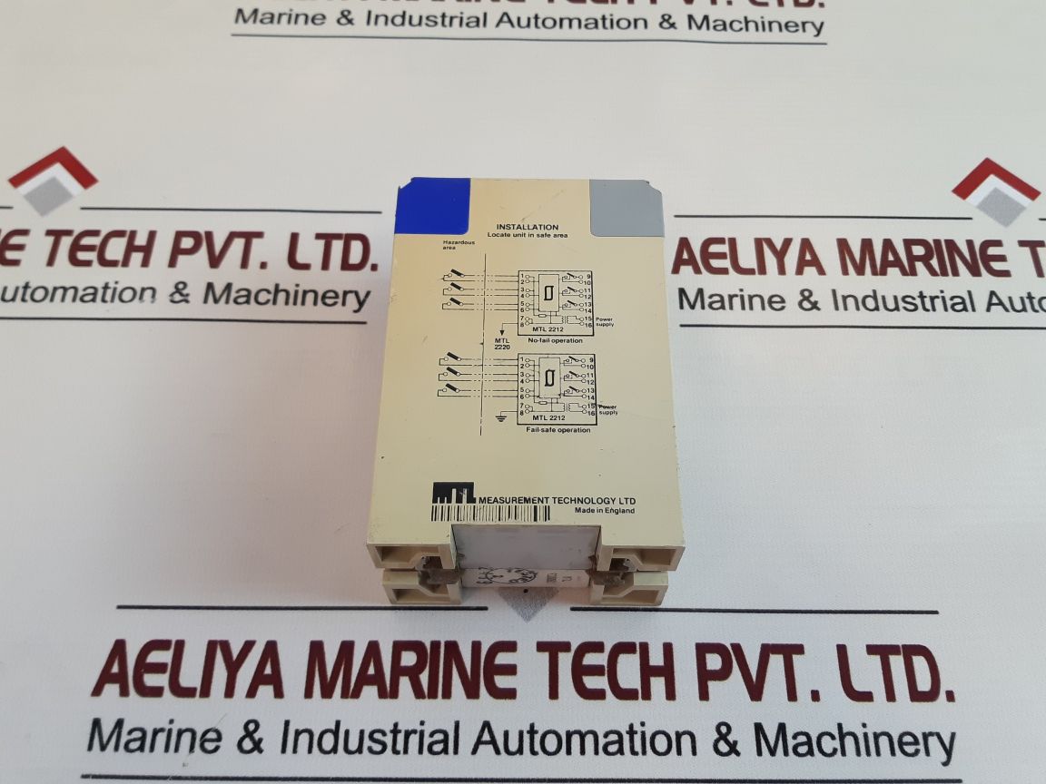 Measurement Technology Mtl2212 3-channel Switch Operated Relay 24V Dc Without Box
