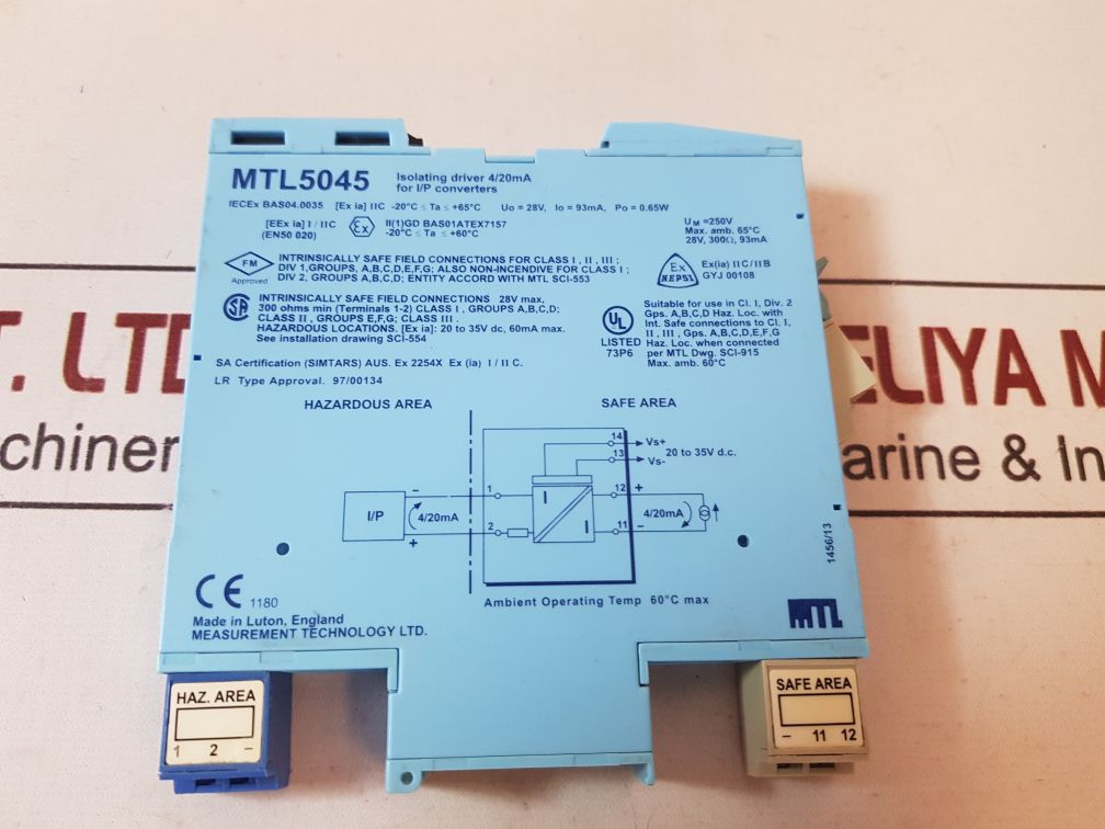 Measurement Technology Mtl5045 Isolating Driver Mt0649003270