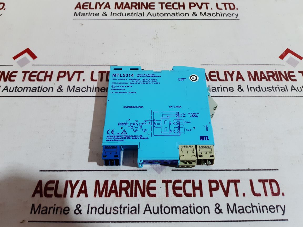 Measurement Technology Mtl5314 4/20Ma Trip Amplifier Mt1646000431