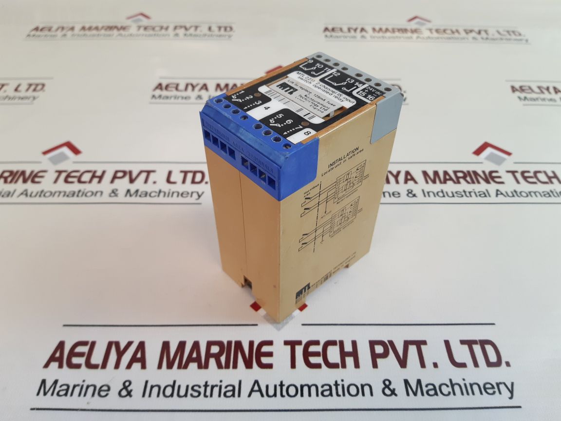 Measurement Technology Mtl 2211 2-channel Is-input Switch Operated Relay Free Sh
