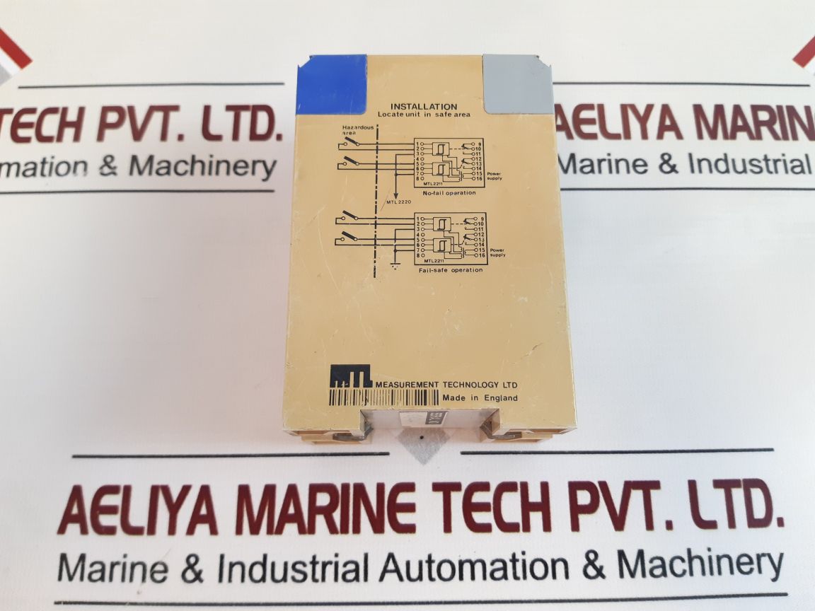 Measurement Technology Mtl 2211 2-channel Is-input Switch Operated Relay Free Sh
