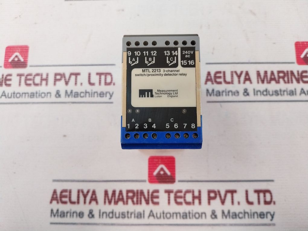 Measurement Technology Mtl 2213 3-channel Switch Proximity Detector Relay
