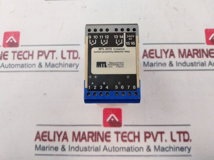 Measurement Technology Mtl 2213 3-channel Switch Proximity Detector Relay
