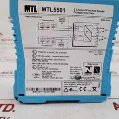 Mtl Mtl 5561 2 Channel Fire And Smoke Detector Interface