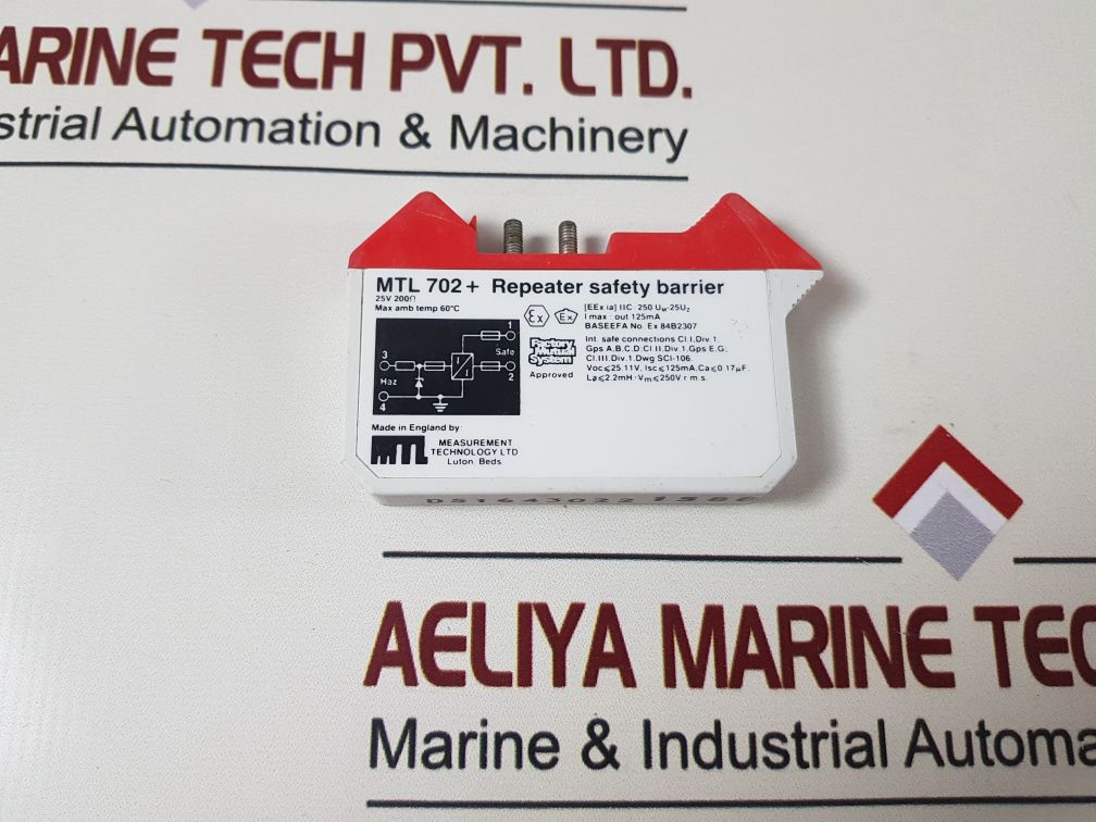 Measurement Technology Mtl 702+ Repeater Safety Barrier