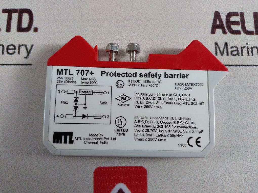 Measurement Technology Mtl 707+ Protected Safety Barrier