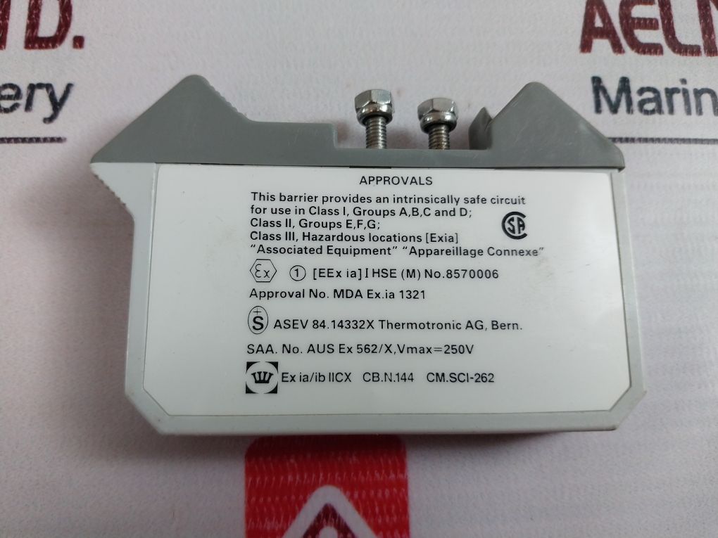 Measurement Technology Mtl 755Ac Shunt-diode Safety Barrier 3V 10ω 