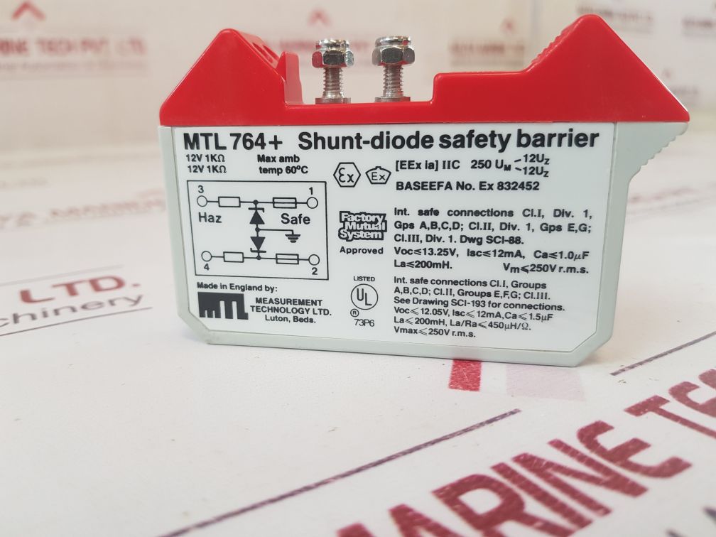 Measurement Technology Mtl 764+ Shunt-diode Safety Barrier 12V 1Kohm