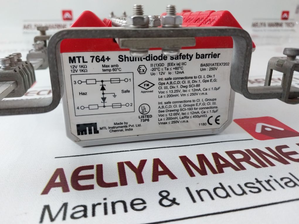 Measurement Mtl 764+ Shunt-diode Safety Barrier Set 12V 1Kω