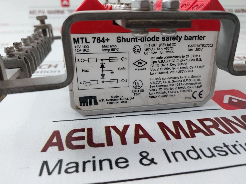 Measurement Technology Mtl 764+ Shunt-diode Safety Barrier Set 250V Ac/Dc