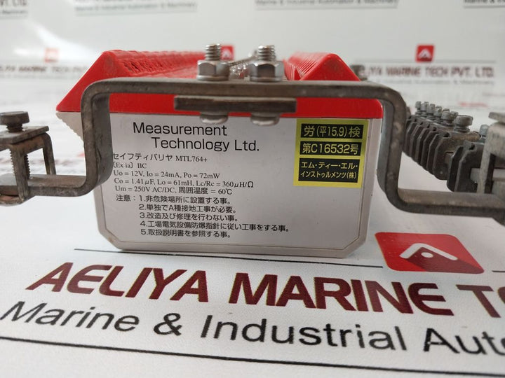 Measurement Technology Mtl 764+ Shunt-diode Safety Barrier Set -20°C Ta +60°C