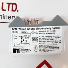 Measurement Technology Mtl 765Ac Shunt-diode Safety Barrier