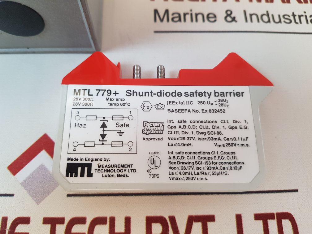 Measurement Technology Mtl 779+ Shunt-diode Safety Barrier
