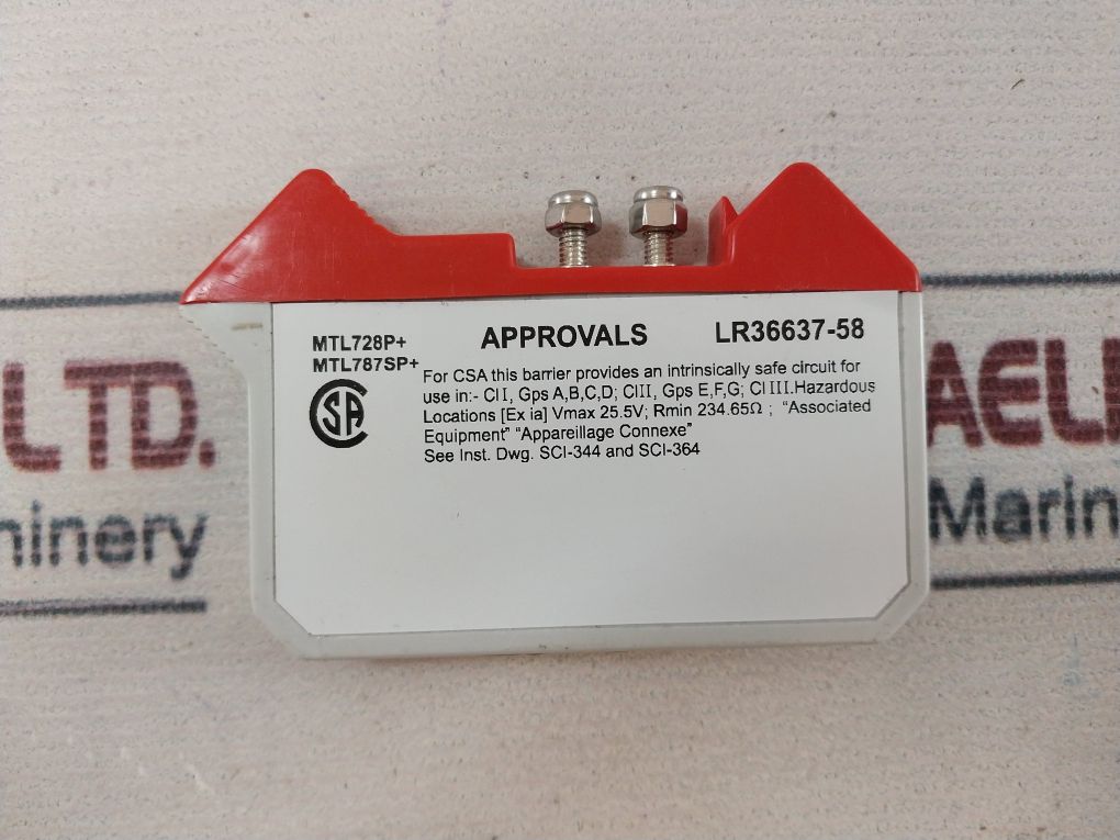 Measurement Technology Mtl 787Sp+ Shunt-diode Safety Barrier