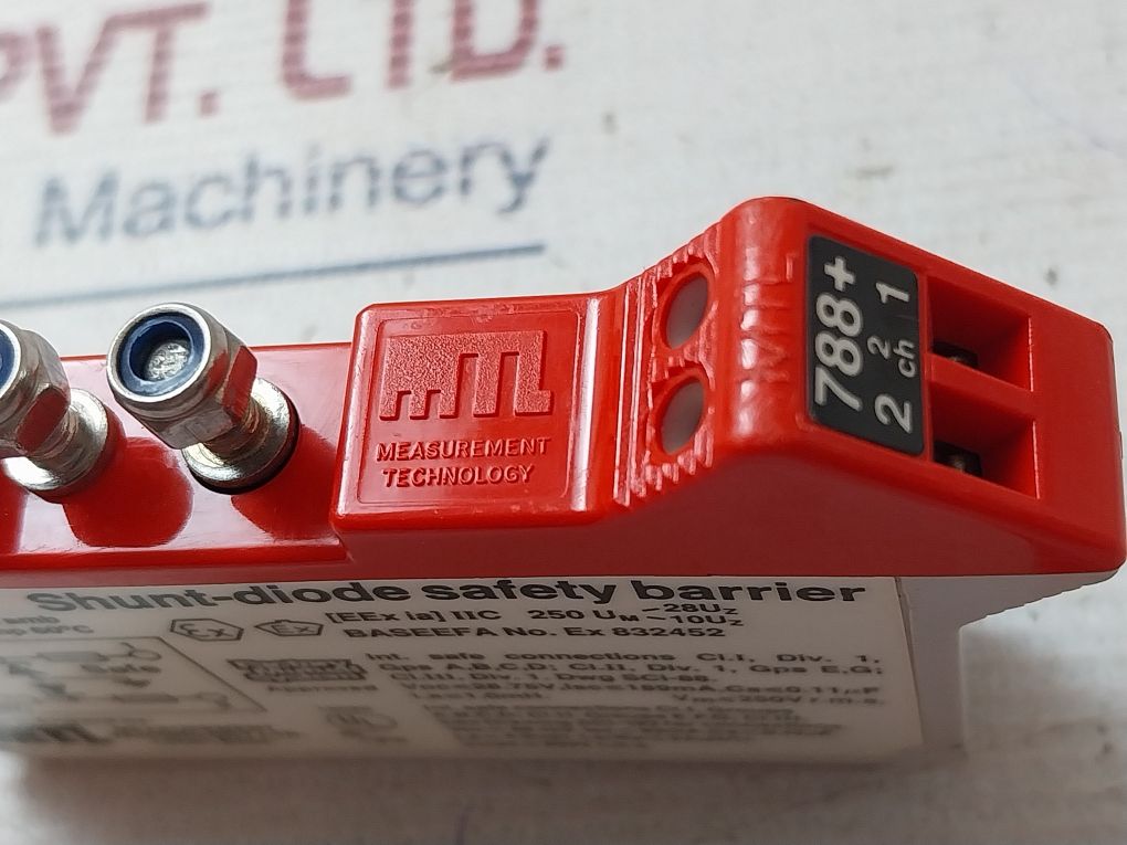 Measurement Technology Mtl 788+ Shunt-diode Safety Barrier