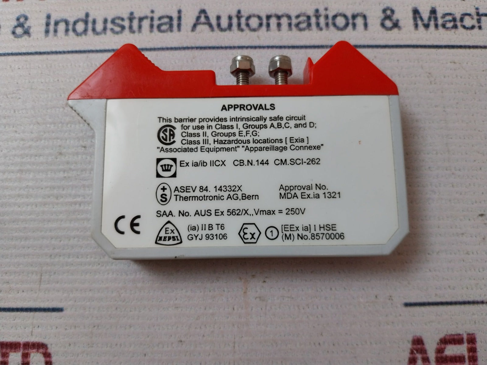 Measurement Technology Mtl 788+ Shunt-diode Safety Barrier 50Ω