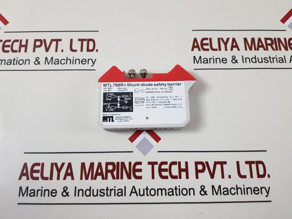 Measurement Technology Mtl 788R+ Shunt-diode Safety Barrier,250 Um 28Uz 10Uz