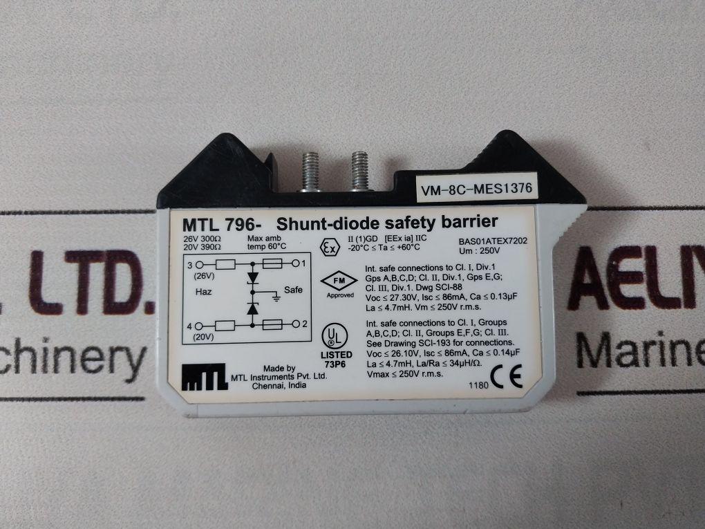 Measurement Technology Mtl 796-shunt-diode Safety Barrier Free Shipping