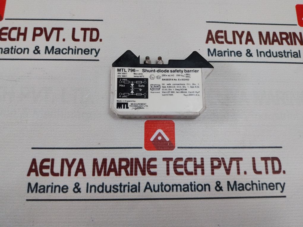 Measurement Technology Mtl 796 Shunt-diode Safety Barrier 