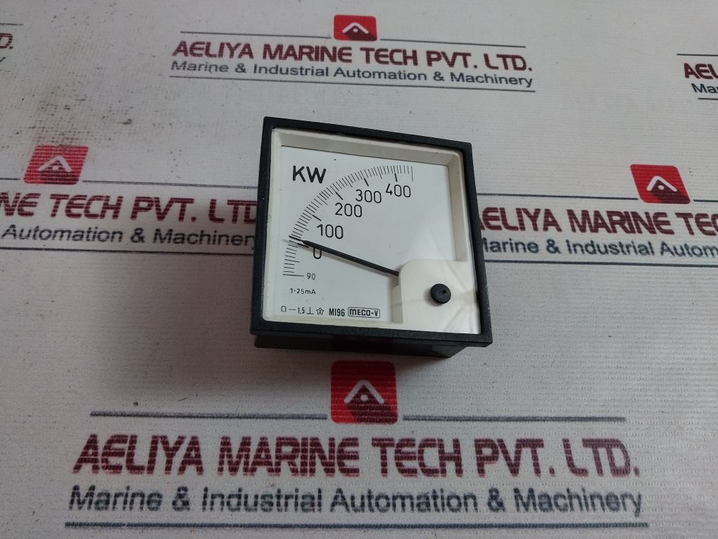 Meco-v Mi96 Analog Panel Meter -90 To 400 Kw