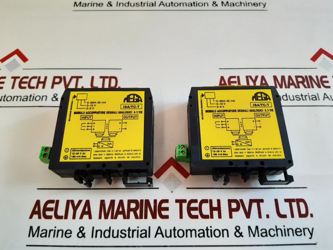 Mega IsaTc-t0107 Modulo Accoppiatore Segnali Analogici A3 Vie