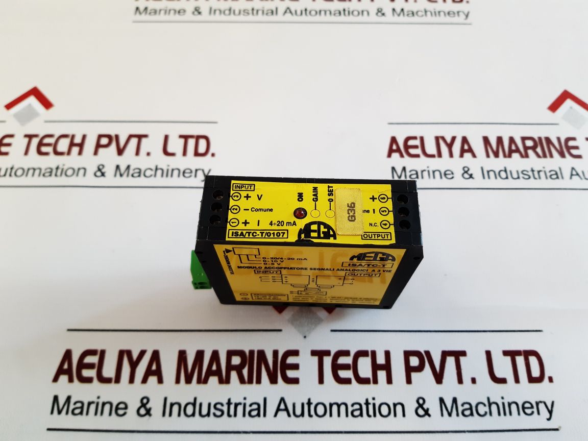 Mega IsaTc-t0107 Modulo Accoppiatore Segnali Analogici A3 Vie