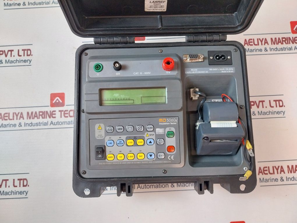Megabras Md 5060X Digital Megohmeter(Without Battery)