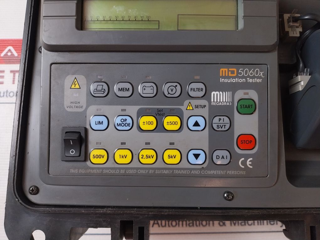 Megabras Md 5060X Digital Megohmeter(Without Battery)