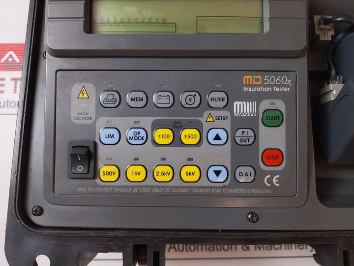 Megabras Md 5060X Digital Megohmeter(Without Battery)