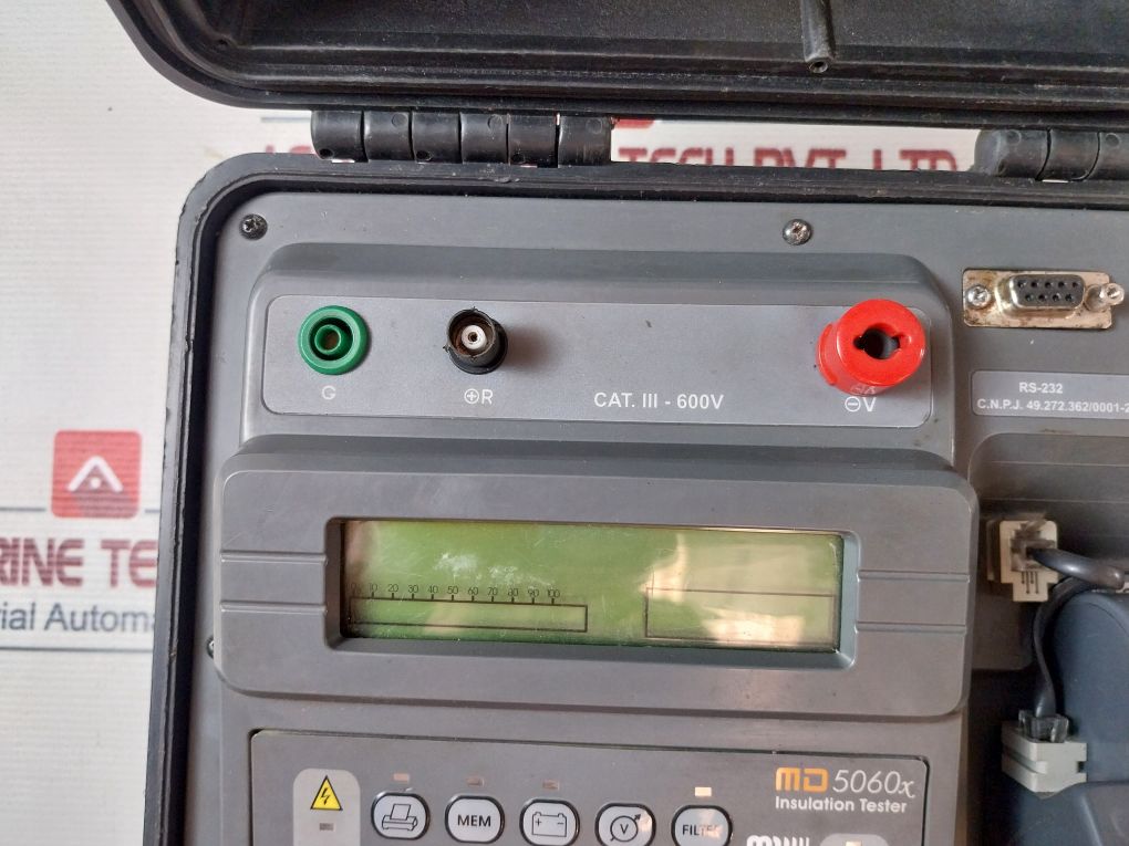 Megabras Md 5060X Digital Megohmeter(Without Battery)