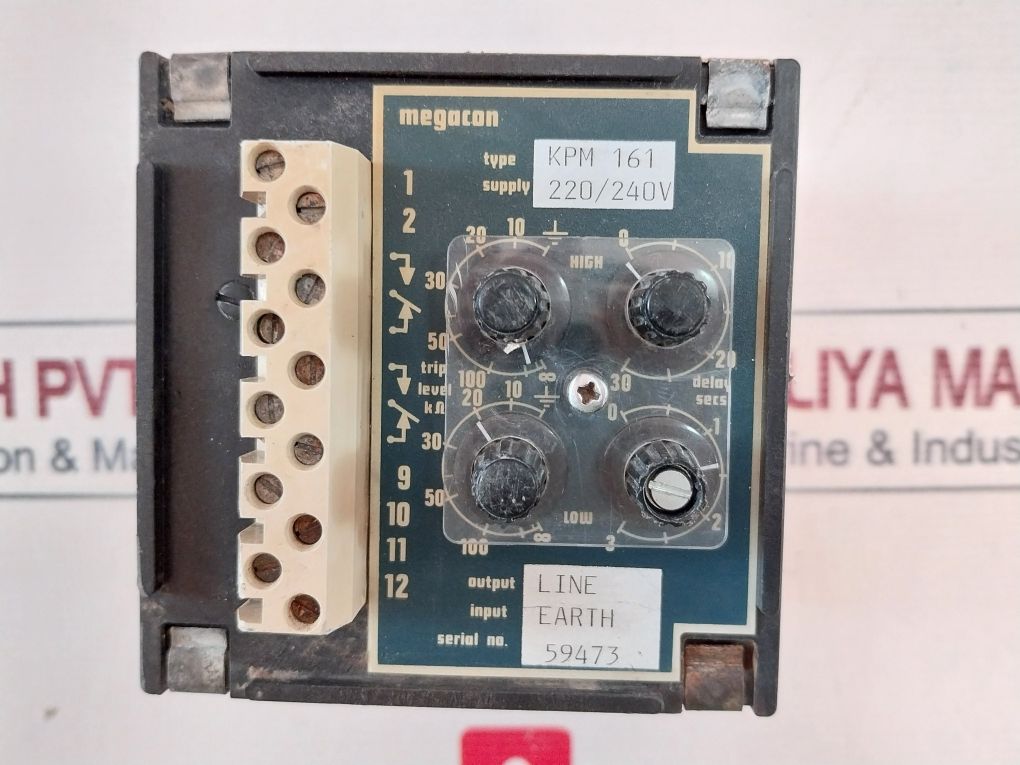 Megacon Kpm 161 Insulation Monitor
