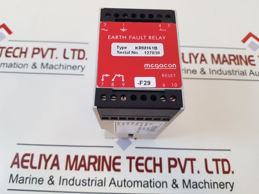 Megacon Krm161B Earth Fault Relay 