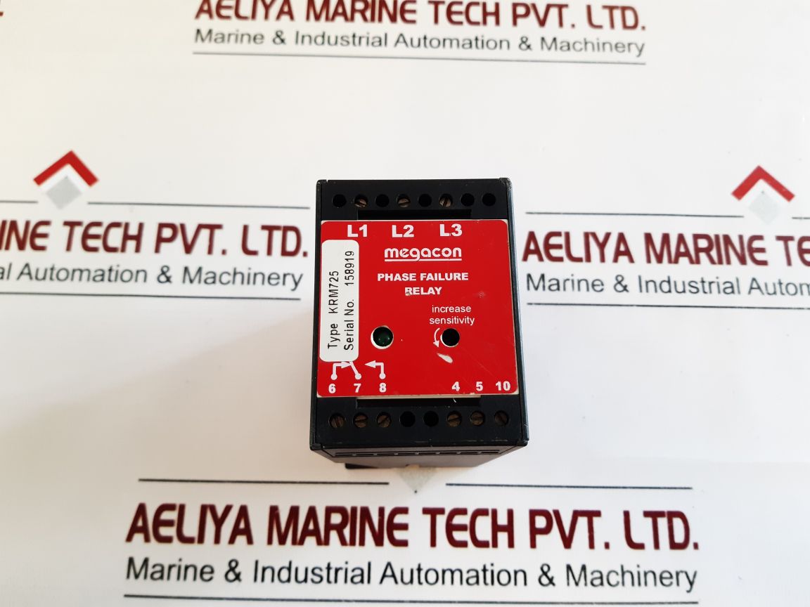 Megacon Krm725 Phase Failure Relay 