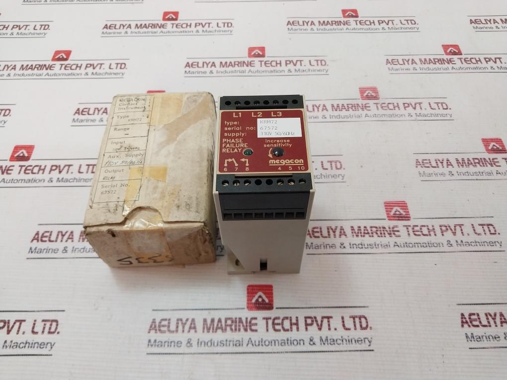 Megacon Krm72 Phase Failure Relay 110V 50/60Hz