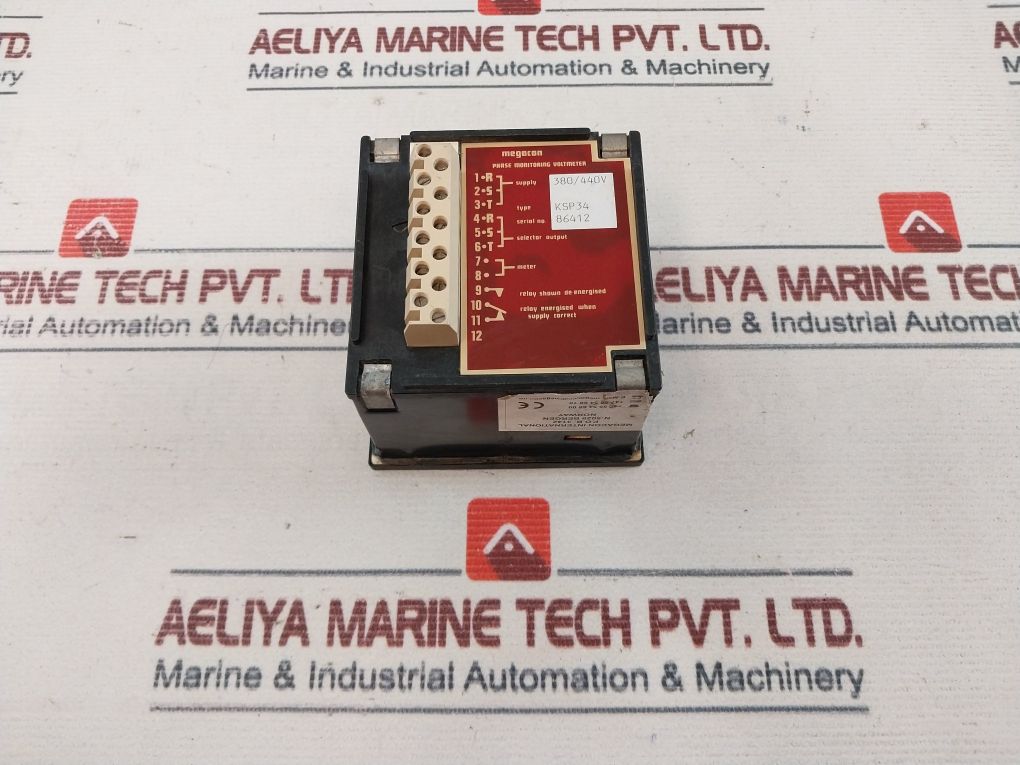 Megacon Ksp34 Phase Monitoring Voltmeter