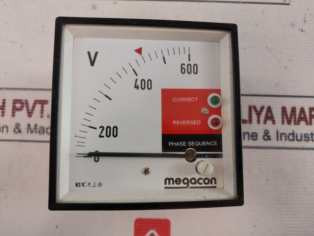 Megacon Ksp34 Phase Monitoring Voltmeter