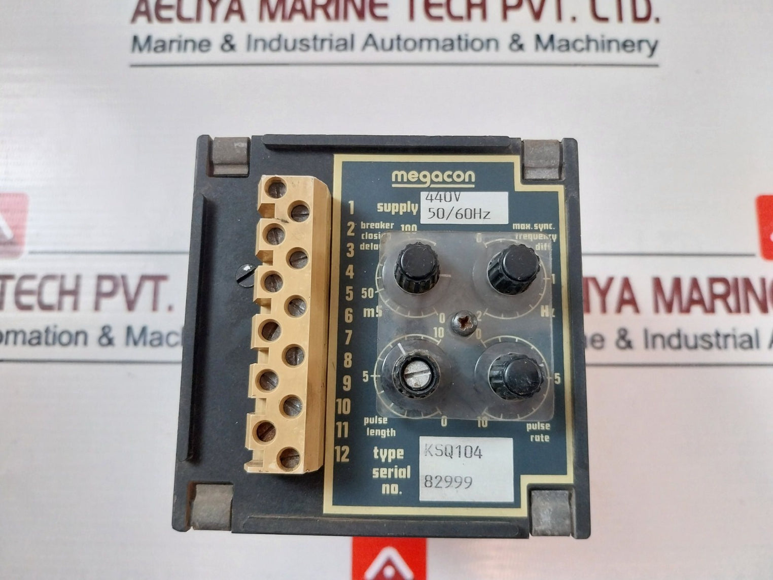 Megacon Ksq104N Sync Relay 440V 50/60Hz