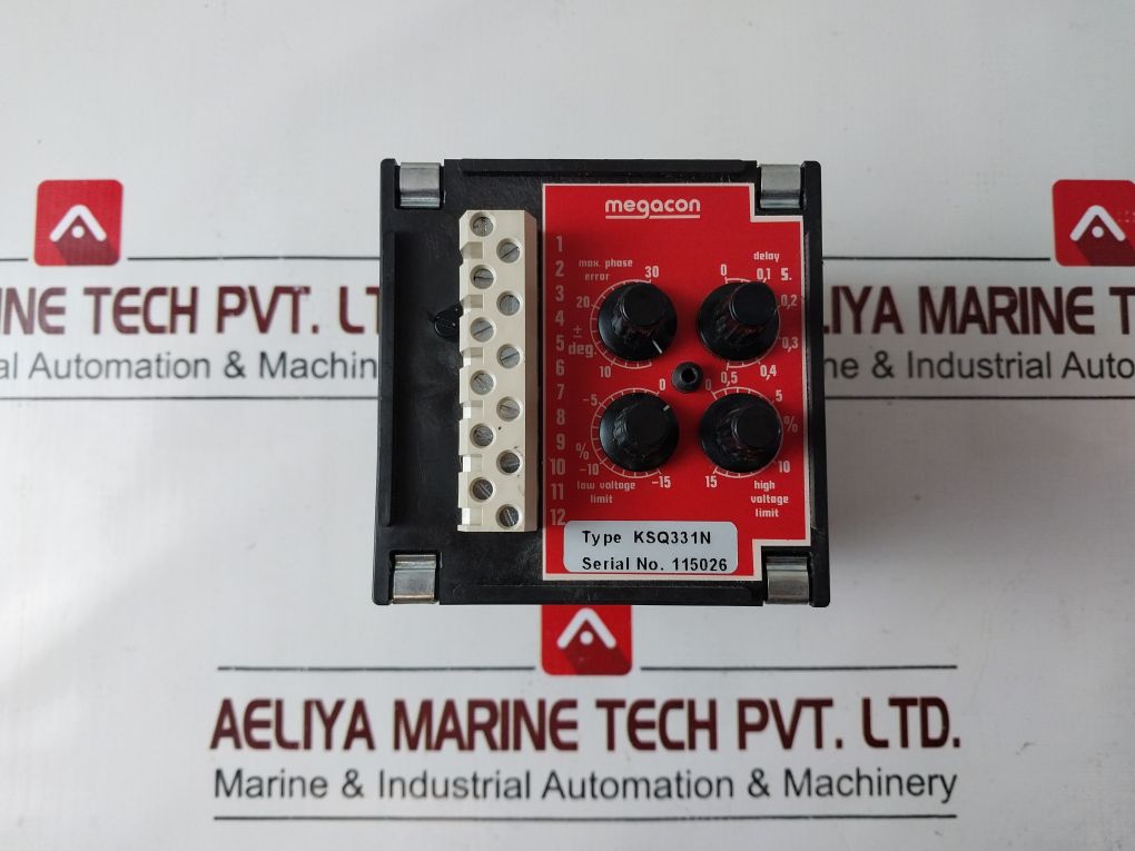 Megacon Ksq331N Sync Check Synchronising Indication Control Relay 100/120V
