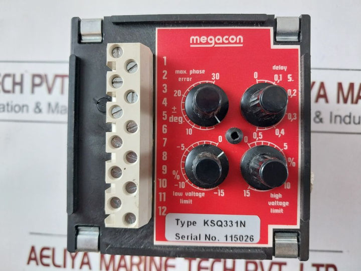 Megacon Ksq331N Sync Check Synchronising Indication Control Relay 100/120V