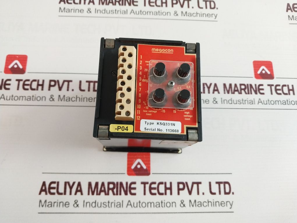 Megacon Ksq331N Sychronising Indication Control Relay 380/440V 50/60Hz