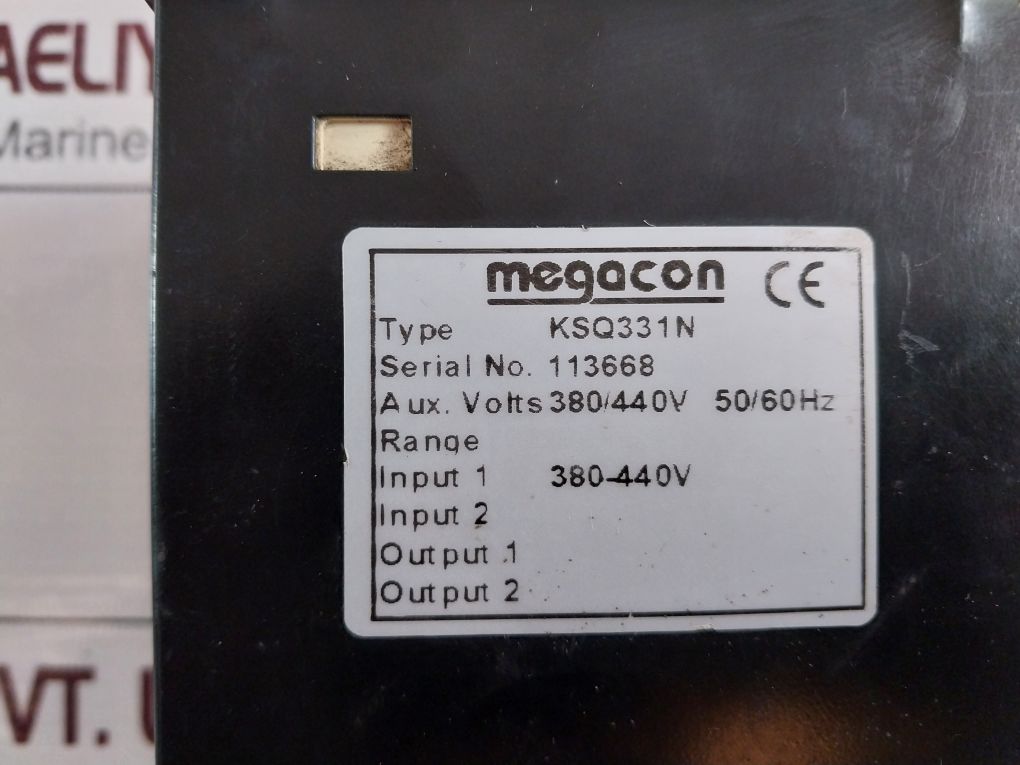 Megacon Ksq331N Sychronising Indication Control Relay 380/440V 50/60Hz