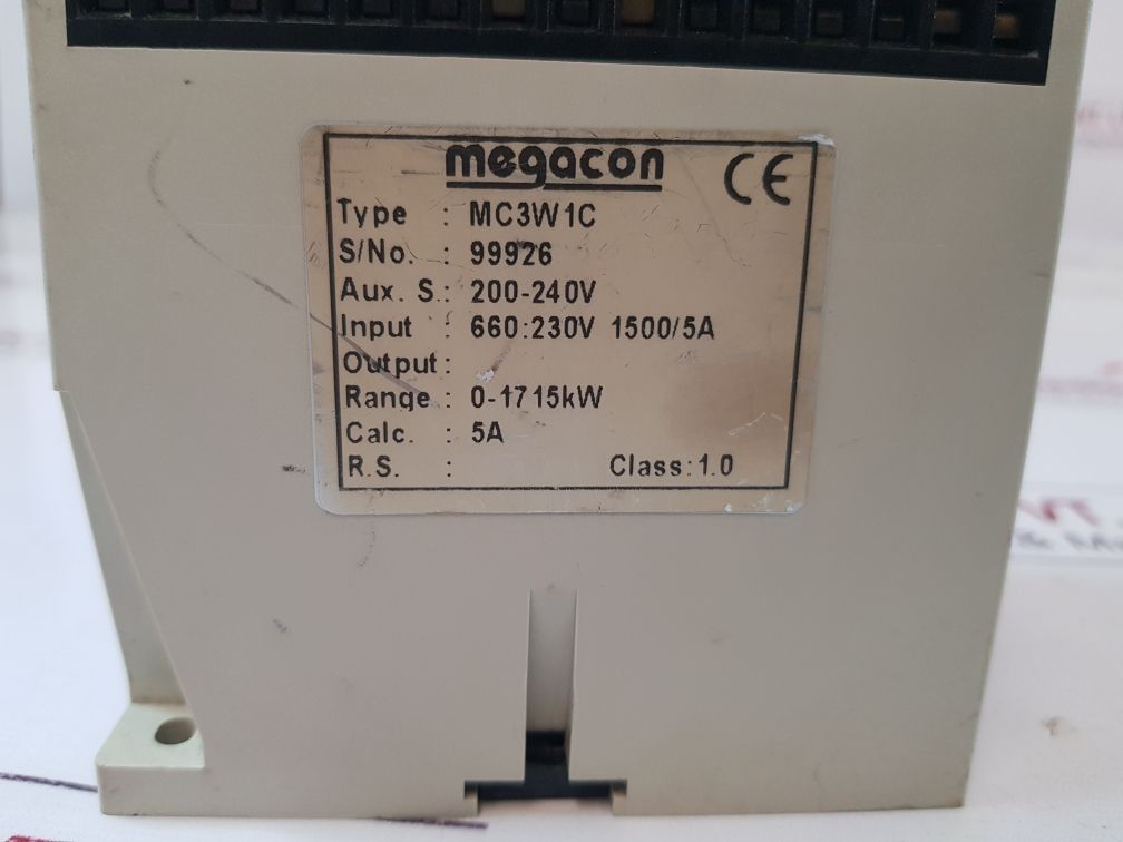 Megacon Mc1W3C Power Transducer Class1.0
