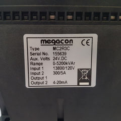 Megacon Mc2R3C Power Transducer 0-5200Kvar