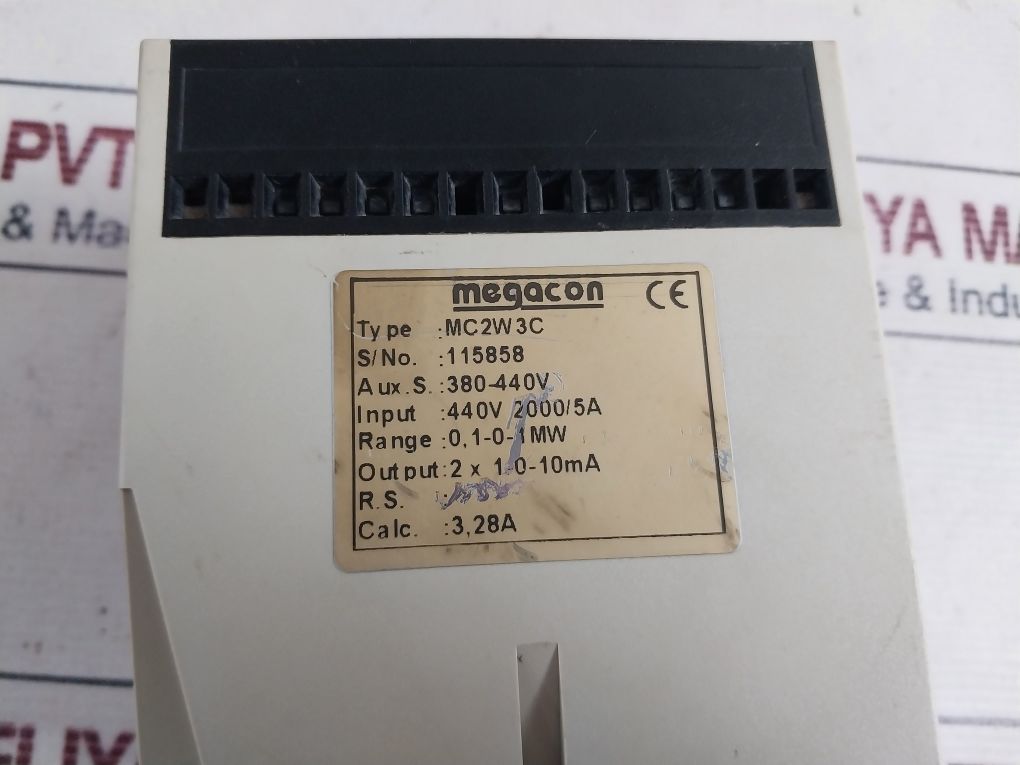 Megacon Mc2W3C Power Transducer 440V/2000/5A