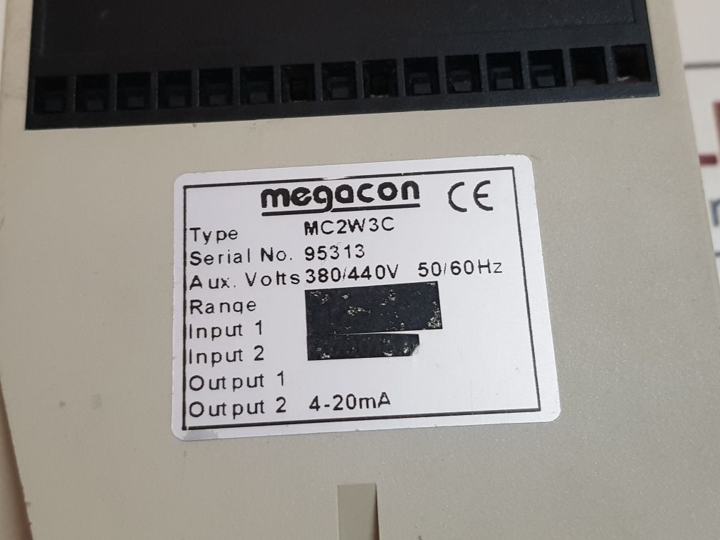 Megacon Mc2W3C Power Transducer 380/440V 50/60Hz