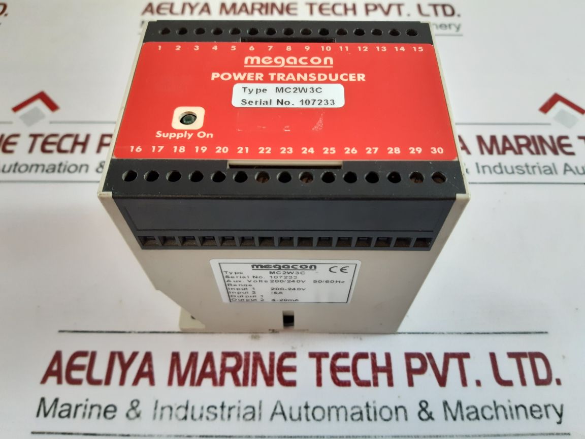 Megacon Mc2W3C Power Transducer 200240V,5060Hz
