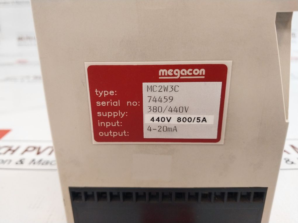 Megacon Mc2W3C Power Transducer 440V 800/5A