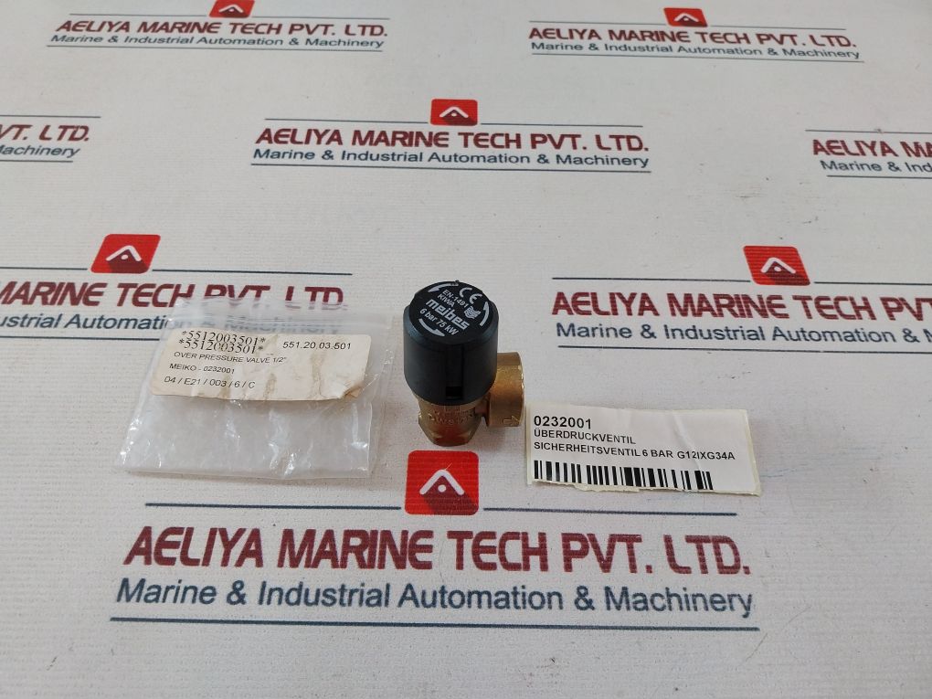 Meibes 6 Bar 75Kw Over Pressure Valve