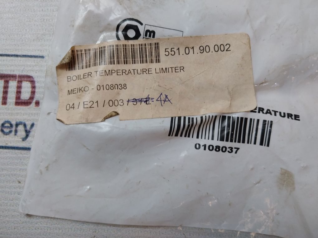 Meiko 0108037 Boiler Thermostat