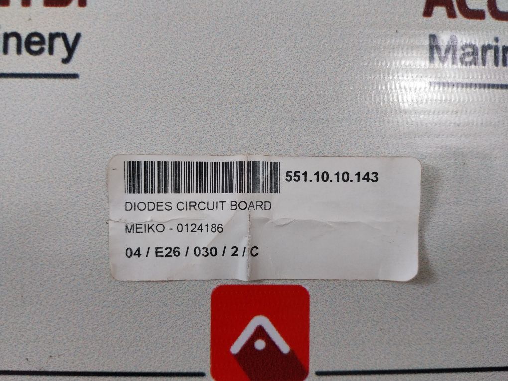 Meiko 0124186 Display Printed Circuit Board Sap-3